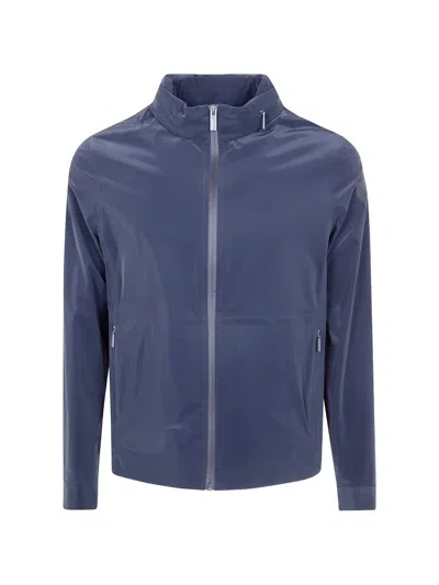 Rrd Logo-patch Zip-up Jacket In Blue