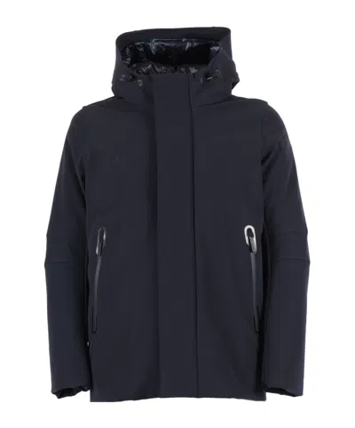 Rrd Long-sleeved Hooded Jacket In Black