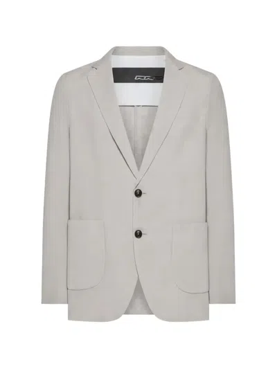 Rrd Lynco Single-breasted Blazer In Gray