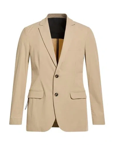 Rrd Man Blazer Beige Size 44 Polyamide, Elastane In Neutral