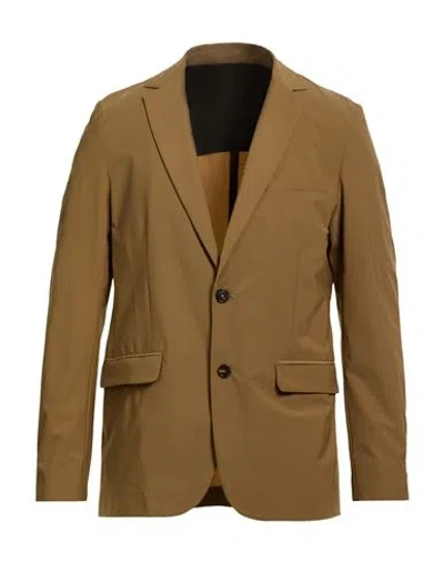 Rrd Man Blazer Camel Size 48 Polyamide, Polyester, Elastane In Brown