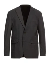 Rrd Man Blazer Charcoal Size 44 Polyamide, Polyester, Elastane In Brown