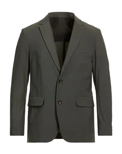 Rrd Man Blazer Grey Size 42 Polyamide, Polyester, Elastane In Green
