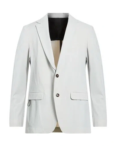 Rrd Man Blazer Grey Size 46 Polyamide, Elastane In Gray