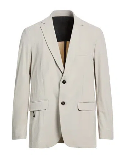 Rrd Man Blazer Light Grey Size 40 Polyamide, Elastane In Gray