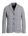 Rrd Man Blazer Light Grey Size L Polyamide, Elastane In Gray