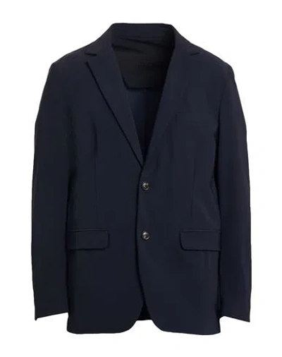 Rrd Man Blazer Midnight Blue Size 44 Polyamide, Elastane