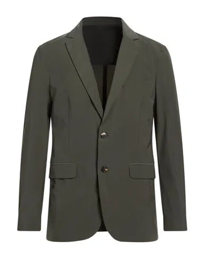 Rrd Man Blazer Military Green Size 38 Polyamide, Elastane