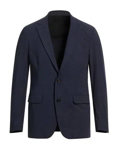 Rrd Man Blazer Navy Size 40 Polyamide, Elastane In Blue