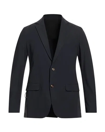 Rrd Man Blazer Navy Size 46 Polyamide, Elastane In Blue