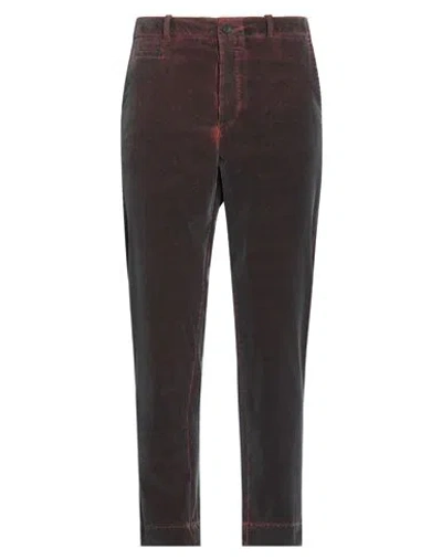Rrd Man Pants Brick Red Size 34 Polyamide, Elastane In Red