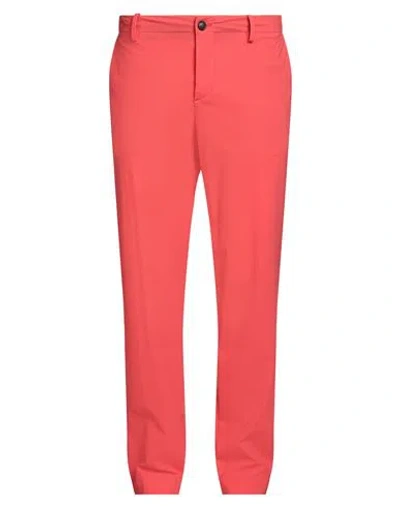 Rrd Man Pants Coral Size 40 Polyamide, Elastane In Red