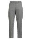 Rrd Man Pants Grey Size 32 Linen, Viscose, Polyurethane In Gray
