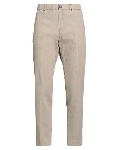 Rrd Man Pants Taupe Size 34 Linen, Viscose, Polyurethane In Neutral