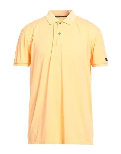 Rrd Man Polo Shirt Apricot Size 42 Polyamide, Elastane In Orange