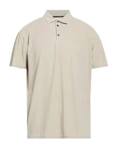 Rrd Man Polo Shirt Beige Size 46 Polyamide, Elastane In Brown