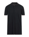 Rrd Man Polo Shirt Black Size 50 Cotton, Polyamide, Elastane In Black