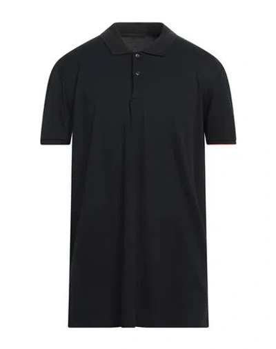 Rrd Man Polo Shirt Black Size 50 Cotton, Polyamide, Elastane
