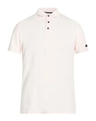 Rrd Man Polo Shirt Blush Size 40 Cotton, Polyamide, Elastane In White