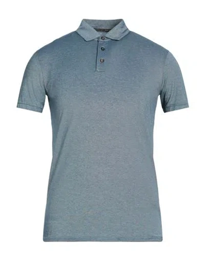 Rrd Man Polo Shirt Grey Size 36 Cotton, Polyamide, Elastane In Gray