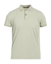 Rrd Man Polo Shirt Khaki Size 36 Polyamide, Elastane In Green