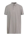 Rrd Man Polo Shirt Light Grey Size 48 Polyamide, Elastane In Gray