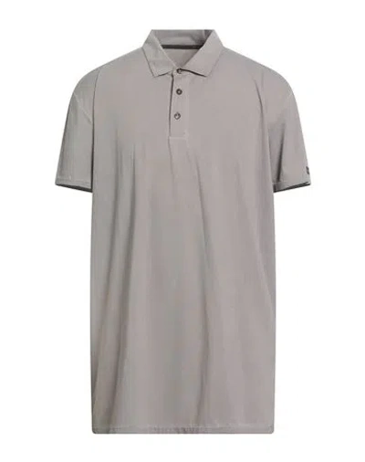 Rrd Man Polo Shirt Light Grey Size 48 Polyamide, Elastane