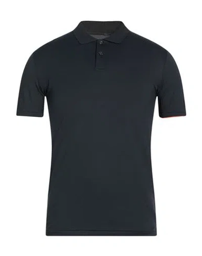 Rrd Man Polo Shirt Midnight Blue Size 34 Cotton, Polyamide, Elastane