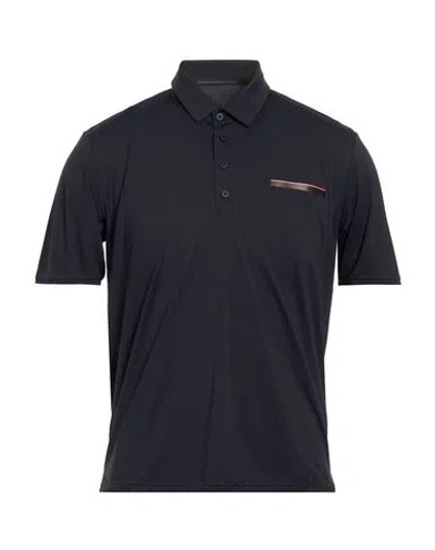 Rrd Man Polo Shirt Midnight Blue Size 36 Polyamide, Elastane