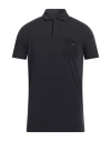 Rrd Man Polo Shirt Midnight Blue Size 42 Cotton, Elastane