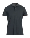 Rrd Man Polo Shirt Midnight Blue Size 48 Cotton, Polyamide, Elastane