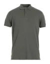 Rrd Man Polo Shirt Military Green Size 42 Cotton, Polyamide, Elastane