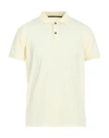 Rrd Man Polo Shirt Pastel Yellow Size 40 Polyamide, Elastane
