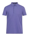 Rrd Man Polo Shirt Purple Size 44 Polyamide, Elastane
