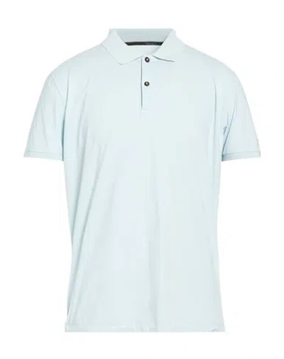 Rrd Man Polo Shirt Sky Blue Size 46 Polyamide, Elastane