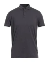 Rrd Man Polo Shirt Charcoal Size 36 Polyamide, Elastane In Grey