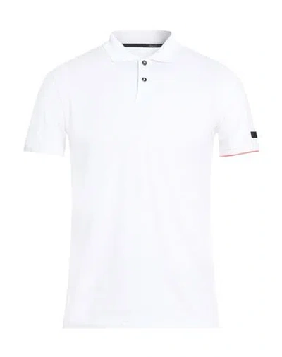 Rrd Man Polo Shirt White Size 36 Cotton, Polyamide, Elastane