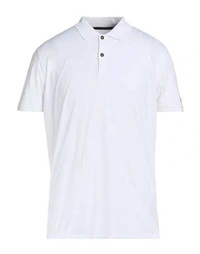Rrd Man Polo Shirt White Size 40 Polyamide, Elastane