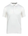 Rrd Man Polo Shirt White Size 46 Cupro, Elastane In White