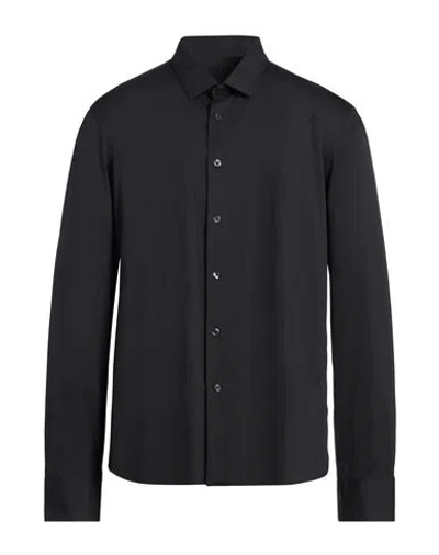 Rrd Man Shirt Black Size 46 Polyamide, Elastane