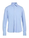 Rrd Man Shirt Blue Size 42 Polyamide, Elastane In Blue