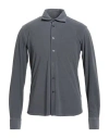 Rrd Man Shirt Grey Size 38 Polyamide, Elastane In Gray