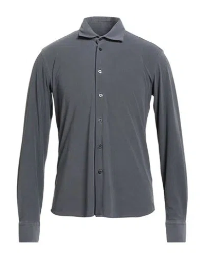 Rrd Man Shirt Grey Size 38 Polyamide, Elastane In Gray