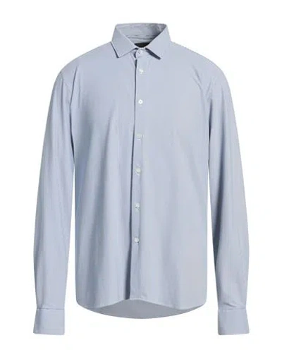 Rrd Man Shirt Navy Size 40 Polyamide, Elastane