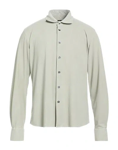 Rrd Man Shirt Sage Green Size 40 Polyamide, Elastane