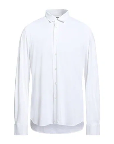 Rrd Man Shirt White Size 17 Polyamide, Elastane