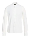 Rrd Man Shirt White Size 19 Polyamide, Elastane In White