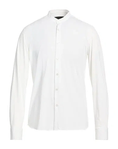 Rrd Man Shirt White Size 19 Polyamide, Elastane