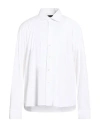 Rrd Man Shirt White Size 32 Polyamide, Elastane In White