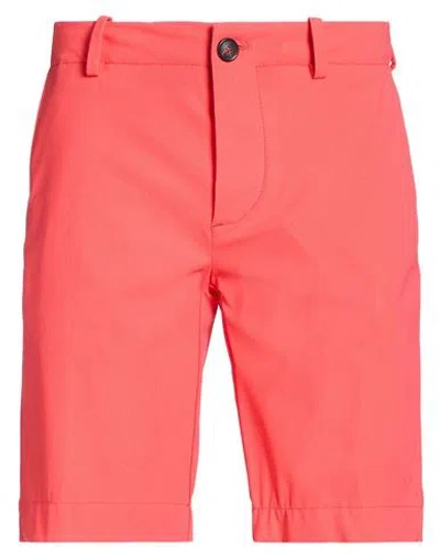 Rrd Man Shorts & Bermuda Shorts Coral Size 28 Polyamide, Elastane In Red